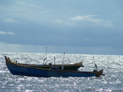 Boat in Guruvayur Beach